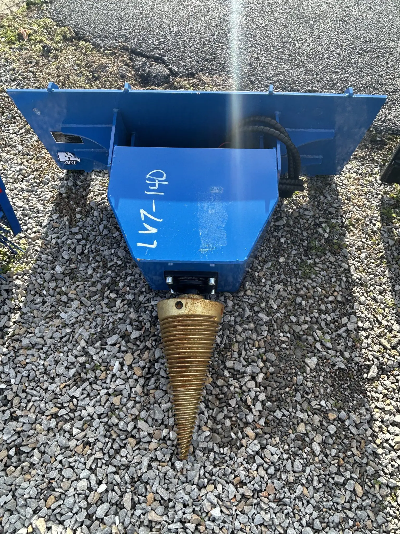 GIYI Skidsteer Log Splitter
