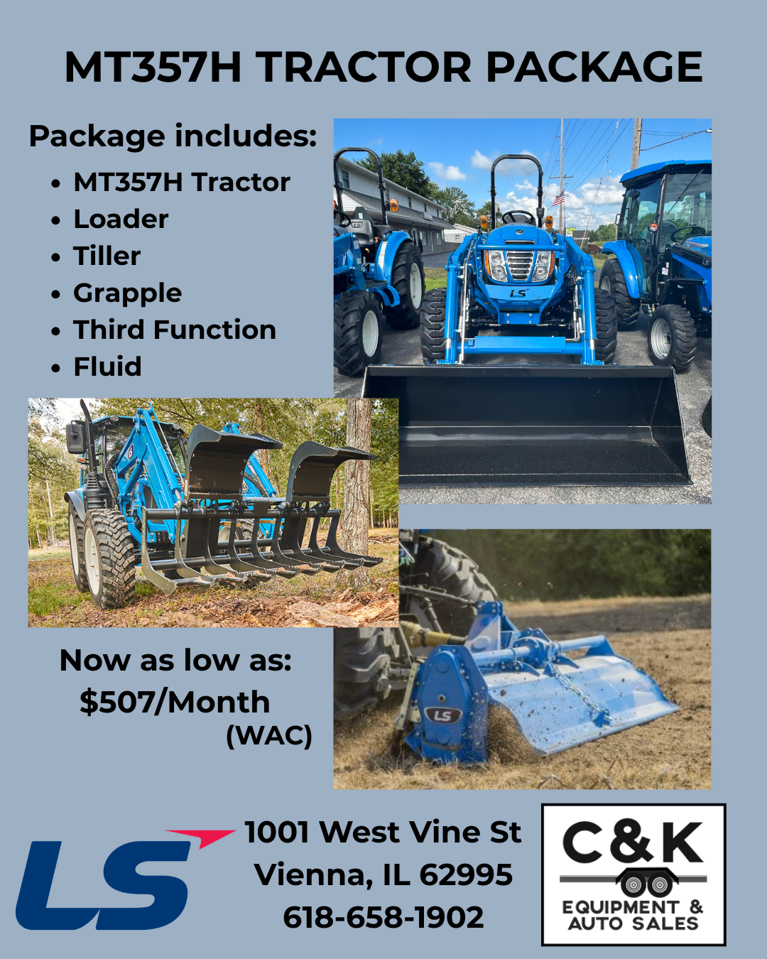 MT357H TRACTOR PACKAGE